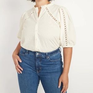 NWT Old Navy Puff Sleeve Blouse